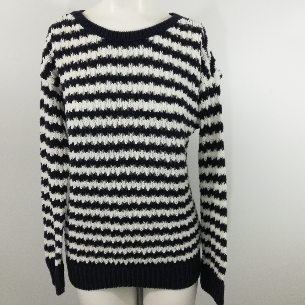 Ann Taylor Loft Factory Striped Sweater Size M